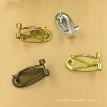J1159 copper earring pin findings earring clip posts
